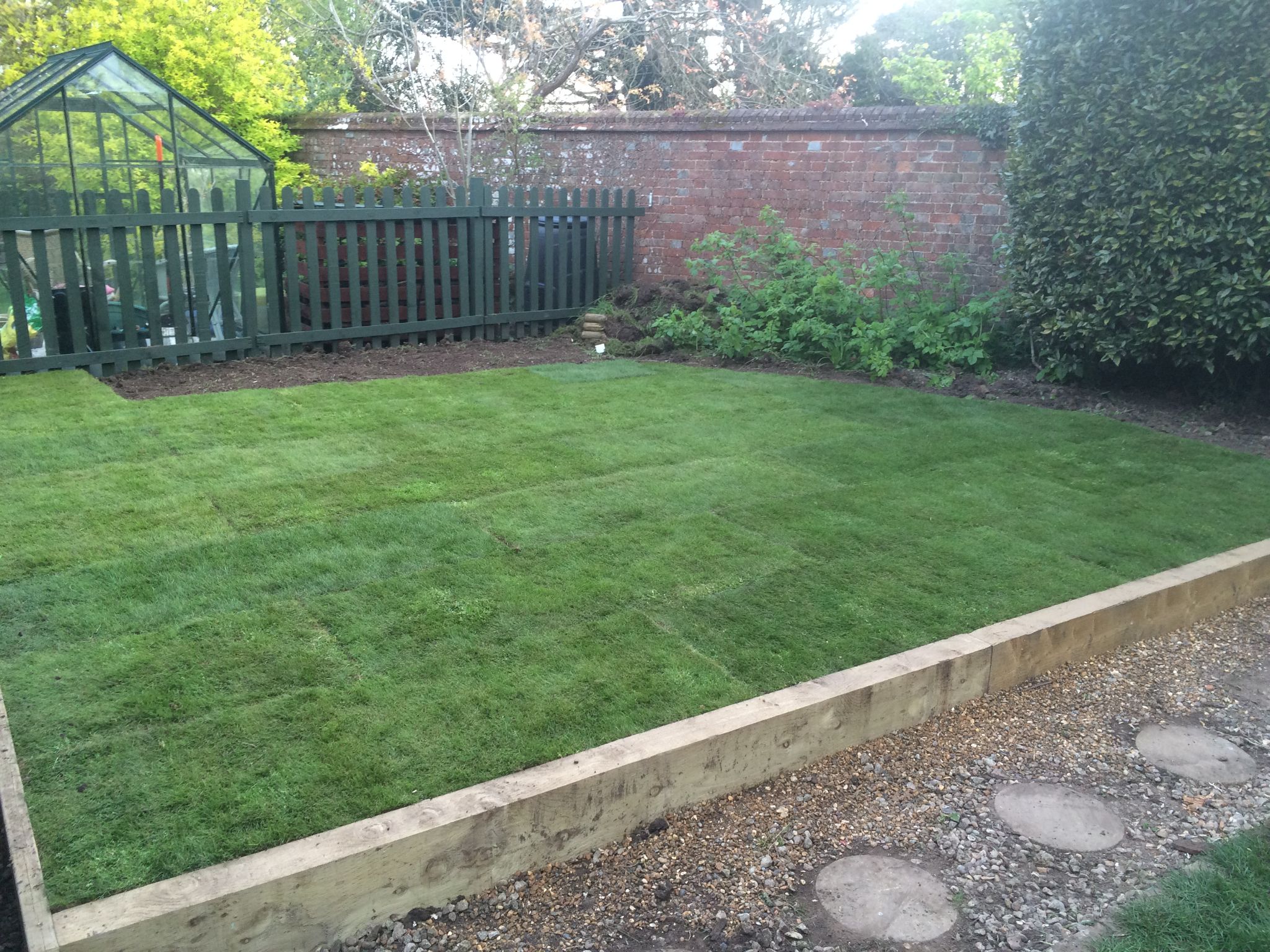 Turfing in Yapton